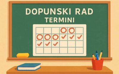 Obavijest za učenike i roditelje – dopunski rad